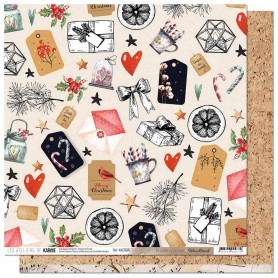 Papier 30x30 Plaisir d'offrir 1f - Woodland 5 - Les ateliers de Karine