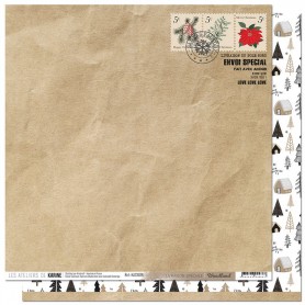 Papier 30x30 Livraison spéciale 1f - Woodland 6 - Les ateliers de Karine