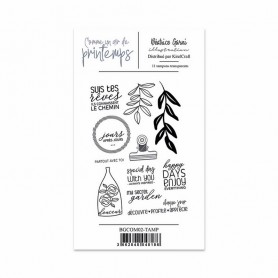 Tampons 2 Comme un air de printemps 11pc – Béatrice Garni Illustration