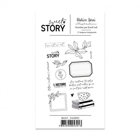 Tampons 2 Sweet Story 13pc – Béatrice Garni Illustration