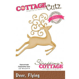 Die Deer Flying - CottageCutz - Scrapping Cottage