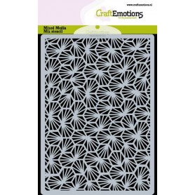 Pochoir Honeycomb-rays A6 – Craft Emotions Mask Stencil