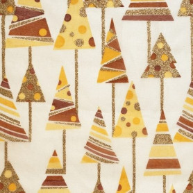Tissu décoratif Sapin Nougat Creapop - Hobbyfun