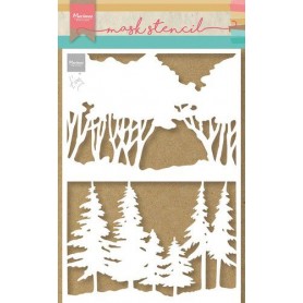 Pochoir Tiny's Forest 15x21 cm – Marianne Design Mask Stencil