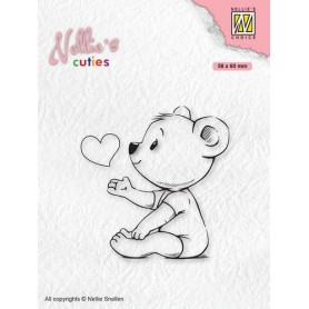 Tampon Love you Mama - Cuties - Nellie Snellen Clear Stamp