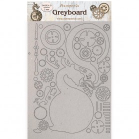 Greyboard A4 Dragon - Sir Vagabond in Japan - Stamperia