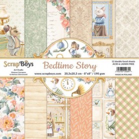 Set de papier 20x20 Bedtime Story 12 feuilles – Scrap Boys