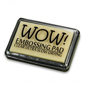 Embossing Pad Clear Ultra Slow Drying - WOW !