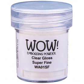 Embossing Powder Clear Gloss Super fine 15ml - WOW !