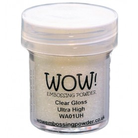 Embossing Powder Clear Gloss Ultra High 15ml - WOW !