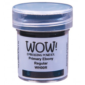 Embossing Powder Primary Ebony Regular 15ml - WOW !