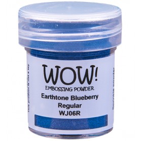 Embossing Powder Earthtone Blueberry 15ml - WOW !