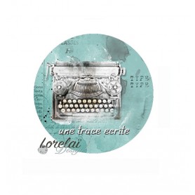 Badge Trace écrite - Memento - Lorelaï Design