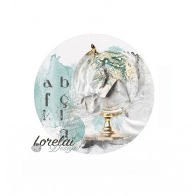 Badge Globe - Memento - Lorelaï Design