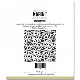 Pochoir Moucharabieh - Cahier d'Automne - Les ateliers de Karine