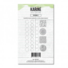 Tampons Textures 2 - Cahier d'Automne - Les ateliers de Karine