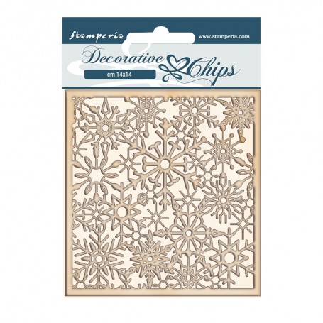 Decorative Chips Snowflakes - Winter Tales - Stamperia