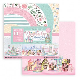 Set de papier 20x20 Christmas Rose 10 feuilles - Stamperia