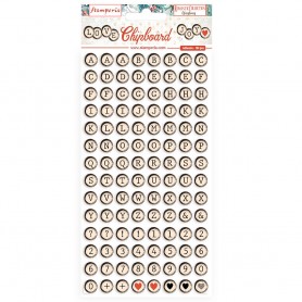 Chipboards Romantic Christmas 112pc - Stamperia
