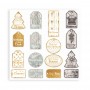 Set de papier 30x30 Romantic Christmas 10 feuilles - Stamperia