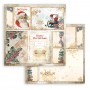 Set de papier 30x30 Romantic Christmas 10 feuilles - Stamperia