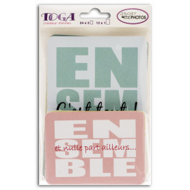 Set de 60 cartes ensemble - Le projet de mes photos - Toga
