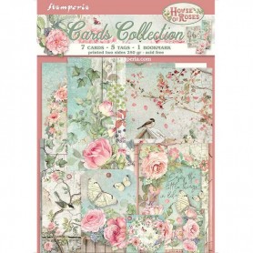 Cards Collection House of Roses - Stamperia