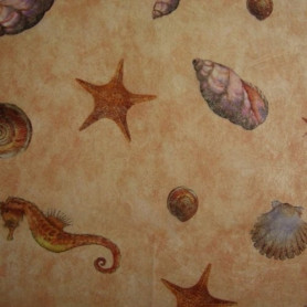 Non-tissé Maritime Beige Creapop - Hobbyfun