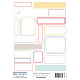 Etiquettes Journal Chromatique A5 - Chou and Flowers