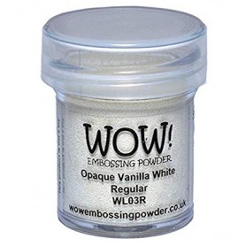 Embossing Powder Vanilla White 15ml - WOW !