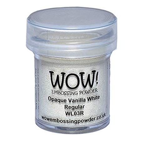 Embossing Powder Vanilla White 15ml - WOW !