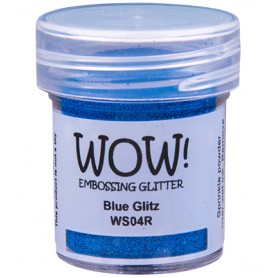 Embossing Glitter Powder Blue Glitz 15ml - WOW !
