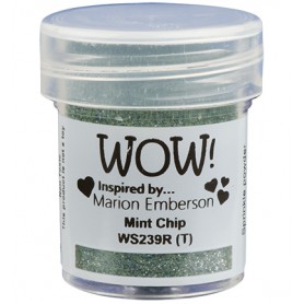 Embossing Glitter Powder Mint Chip 15ml - WOW !