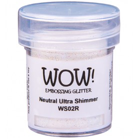 Embossing Glitter Powder Neutral Ultra Shimmer 15ml - WOW !