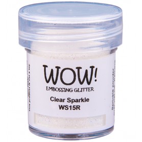 Embossing Glitter Powder Clear Sparkle 15ml - WOW !