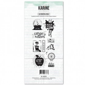 Tampons Au coeur de la ville - Correspondances - Les ateliers de Karine