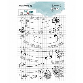 Tampons Carterie 19pc - Mix'Créatif 2 – Diy & Cie