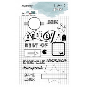 Tampons Jeux 14pc – Mix'Créatif - Diy & Cie
