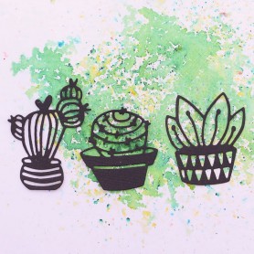 Dies Trio de cactus 3pc - Diy & Cie