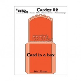 Dies Cardzz no 2 Card in a box - Crealies