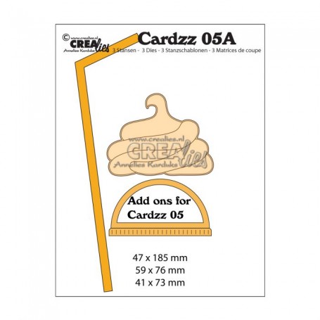 Dies Cardzz no 5A Add ons for mug to go - Crealies