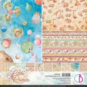 Set de papier 30x30 The Little Prince 8 feuilles - Patterns Pad Ciao Bella Papercrafting