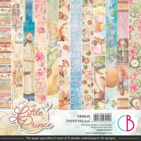 Set de papier 15x15 The Little Prince 24 feuilles – Ciao Bella Papercrafting