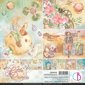 Set de papier 20x20 The Little Prince 12 feuilles – Ciao Bella Papercrafting