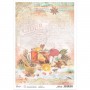 Papier de riz A4 Hot Apple Cider - 1 feuille - The Gift of Love - Ciao Bella Papercrafting