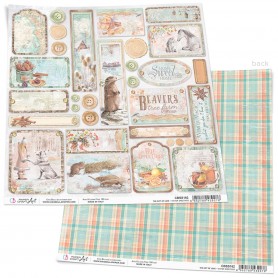 Papier 30x30 Winter Greetings - 1 feuille - The Gift of Love - Ciao Bella Papercrafting
