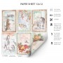 Papier 30x30 Cards - 1 feuille - The Gift of Love - Ciao Bella Papercrafting