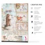 Set de papier A4 The Gift of Love 9f - Creative Pad Ciao Bella Papercrafting