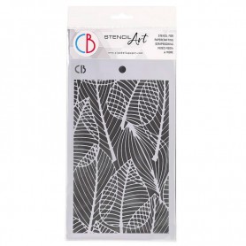 Pochoir Texture Dry Leaves – Ciao Bella Stencil Art