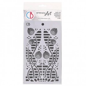 Pochoir Texture Tikal – Ciao Bella Stencil Art